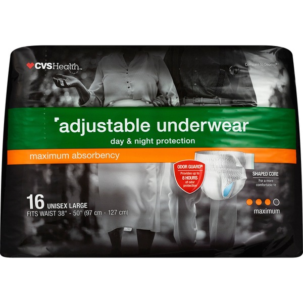 CVS Health Day & Night Adjustable Underwear Maximum Absorbency