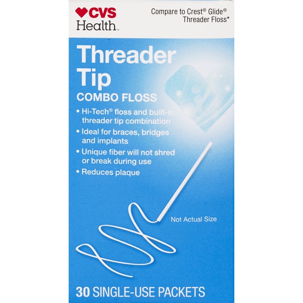 CVS Health Threader Tip Combo Floss