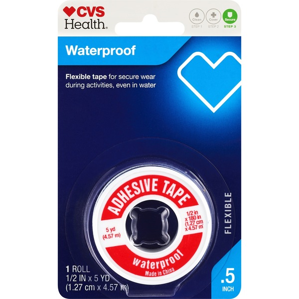 CVS Health Easy Tear Waterproof Adhesive Tape