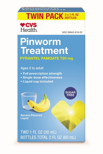 CVS Health Pinworm Treatment Twin Pack
