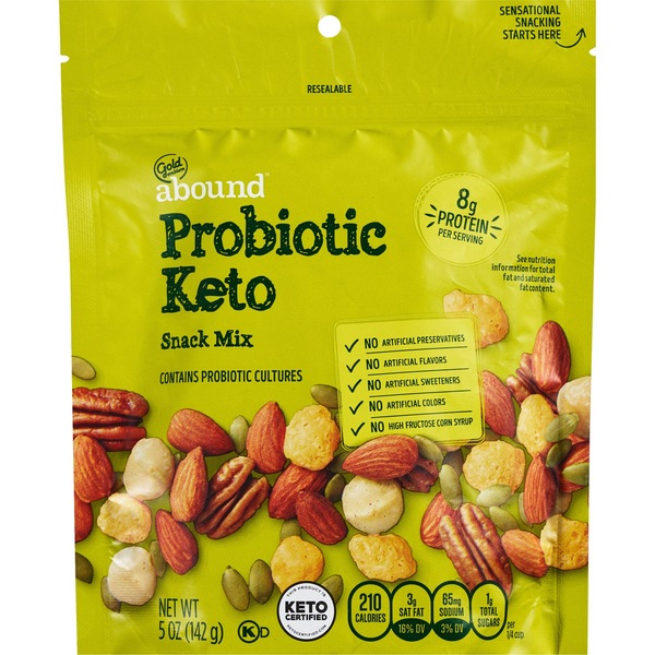 Gold Emblem Abound Probiotic Keto Snack Mix, 5 oz