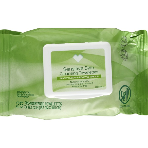 CVS Beauty Pre Moistened Sensitive Skin Cleansing Wipes