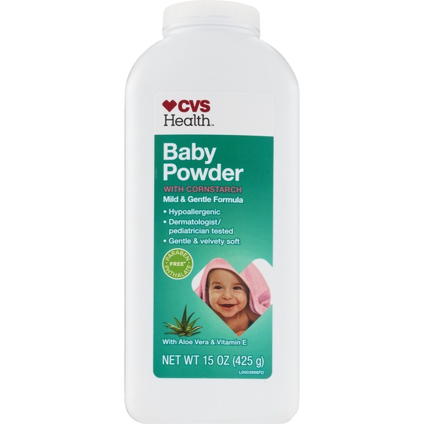 CVS Health Baby Powder With Aloe Vera & Vitamin E