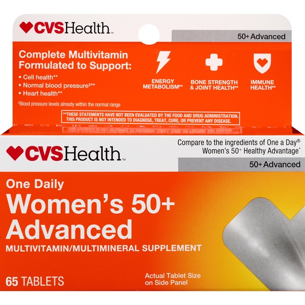 CVS Health Women's 50+ Advanced Multivitamin Tablets