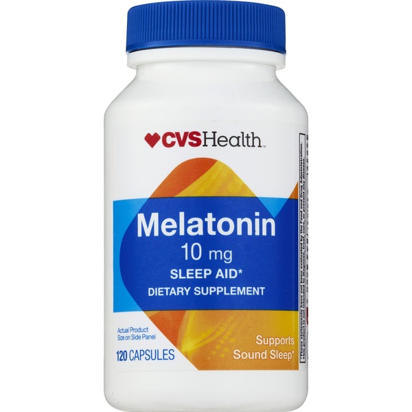 CVS Health - Cápsulas de melatonina, 10 mg
