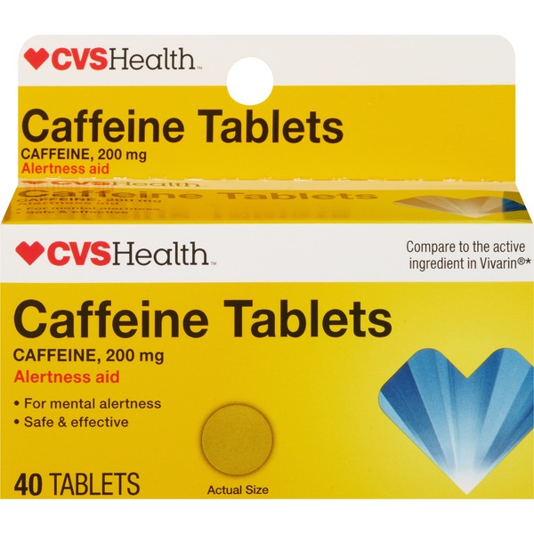 CVS Health Caffeine 200 MG Tablets