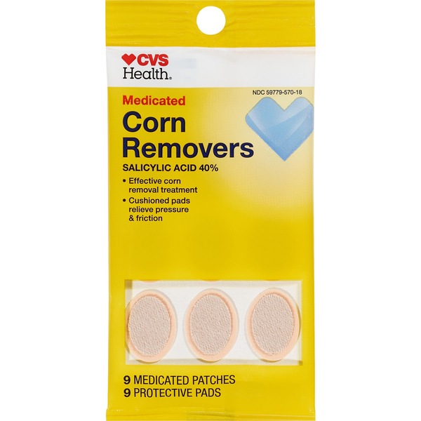 CVS Health - Removedores medicinales de durezas con ácido salicílico, regular