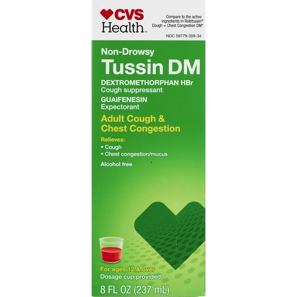 CVS Health Non Drowsy Tussin DM Cough & Chest Congestion