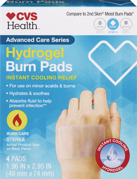 CVS Health Sterile Hydrogel Burn Pads