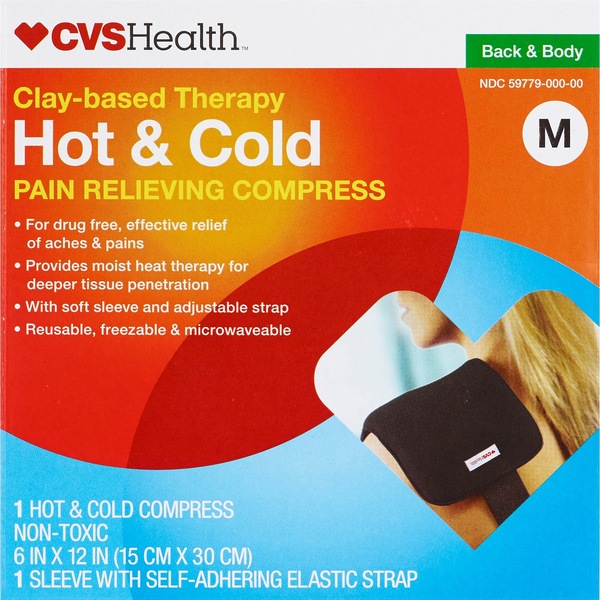 CVS Health Clay-Based Therapy Hot & Cold Pad Compress, M