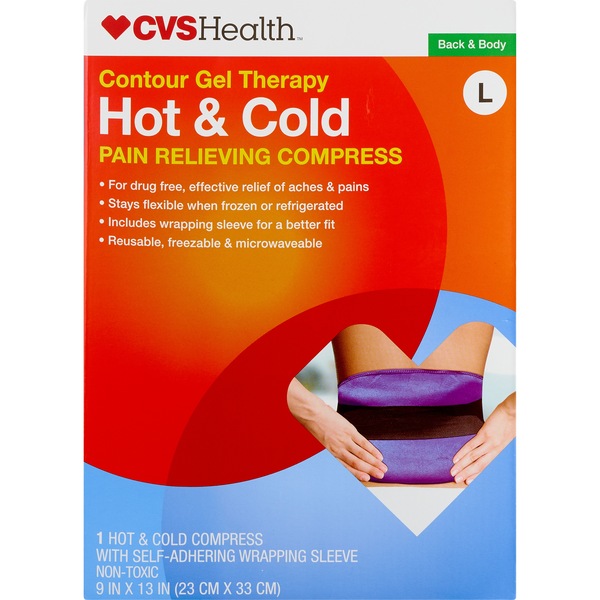 CVS Health Contour Gel Therapy Hot & Cold Pain Relieving Compress