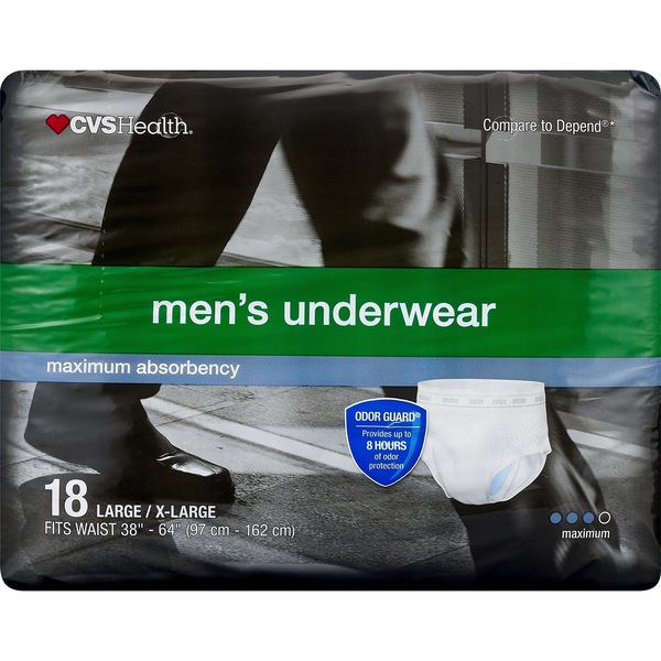 CVS Health Men's Underwear Maximum Absorbency