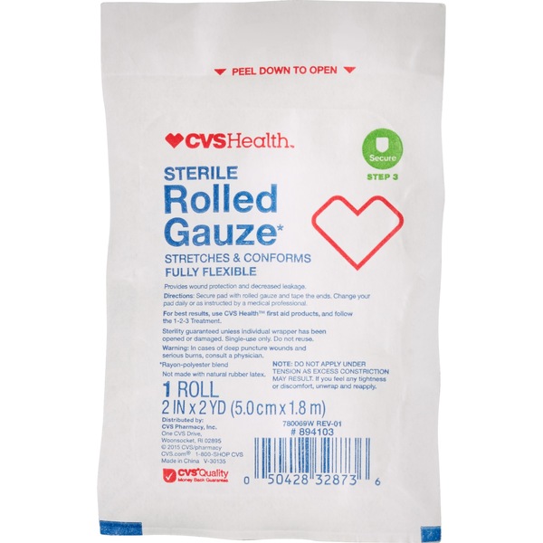 CVS Health Sterile Latex-Free Rolled Gauze