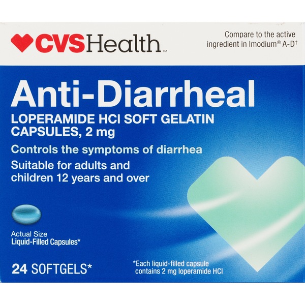 CVS Health Anti-Diarrheal Softgels