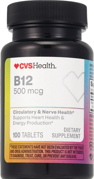 CVS Health Vitamin B12 Tablets, 100 CT