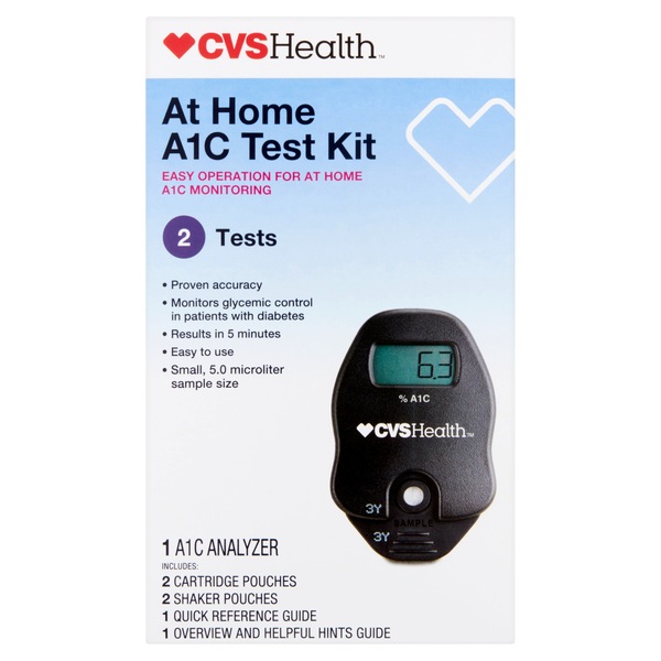 CVS Health - Kit de pruebas A1C para hacer en casa