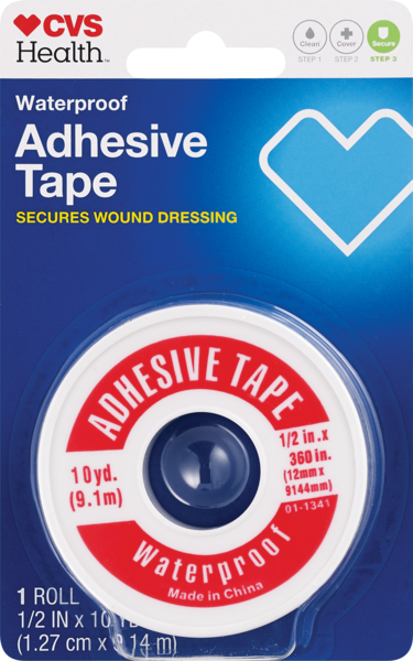 CVS Health Easy Tear Waterproof Adhesive Tape