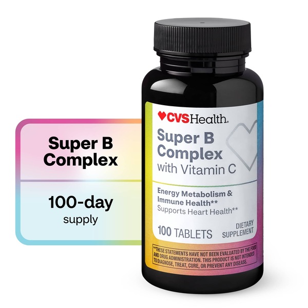 CVS Health Super B Complex with Vitamin C Caplets