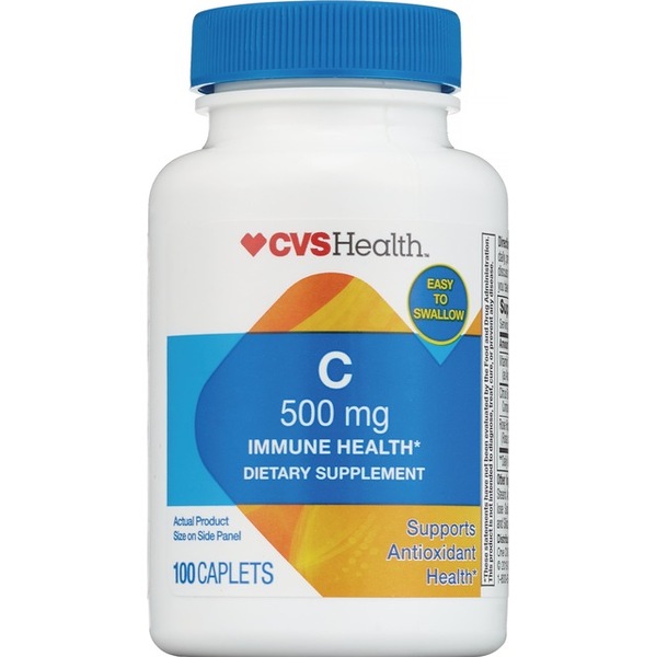 CVS Health Vitamin C Caplets, 100 CT