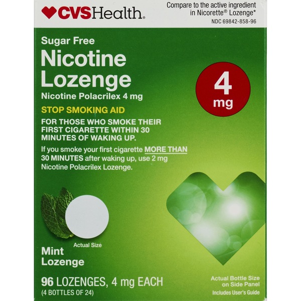 CVS Health Sugar Free Nicotine Lozenge, Mint