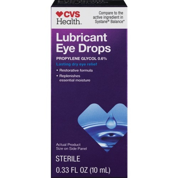 CVS Health - Gotas lubricantes para ojos, 0.5 oz