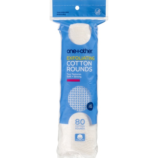 one+other Exfoliating Premium Cotton Rounds