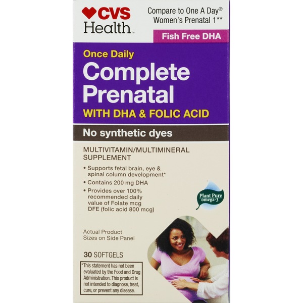 CVS Health Complete Prenatal Softgels, 30 CT