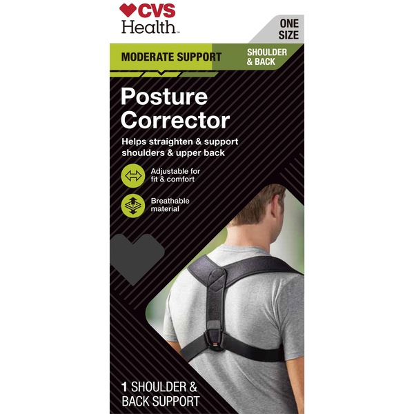 CVS Health Adjustable Shoulder & Back Posture Corrector