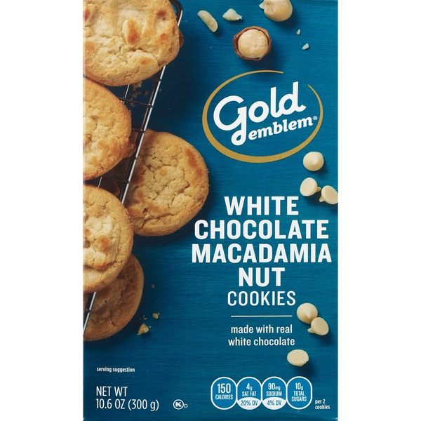 Gold Emblem  White Chocolate Chip Macadamia Cookies, 10.6 oz