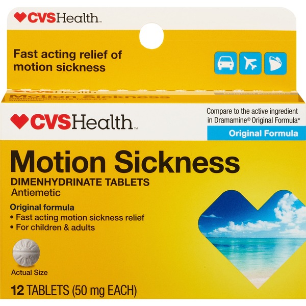 CVS Health Motion Sickness Tablets