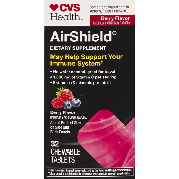 CVS Health AirShield Immune Support Chewable Tablets