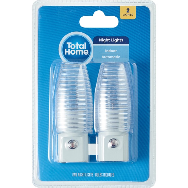 Total Home Automatic Night Lights, 1 ct