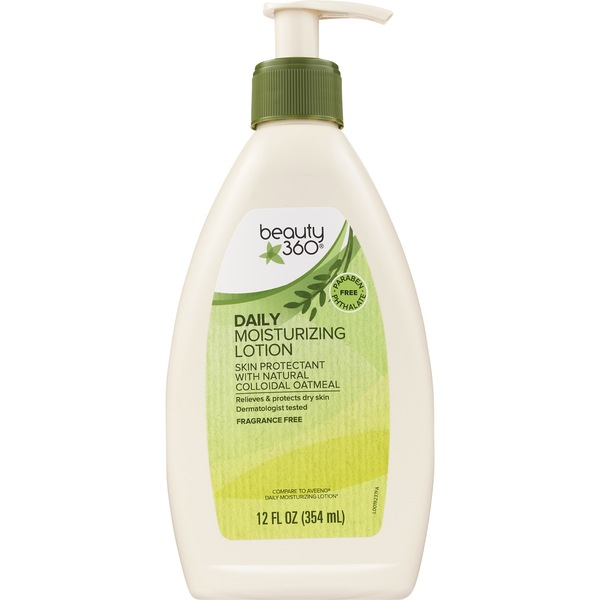 Beauty 360 Daily Moisturizing Lotion With Natural Colloidal Oatmeal