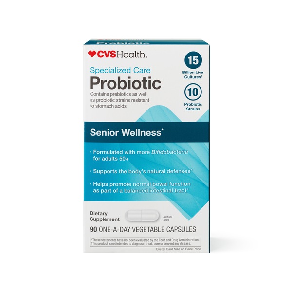 CVS Health Senior Wellness Probiotic Capsules