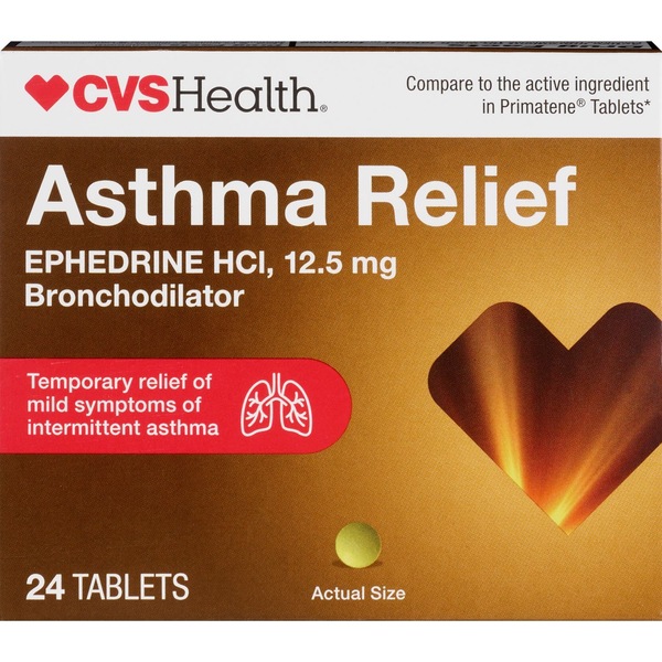 CVS Health Asthma Relief Tablets, 24 CT