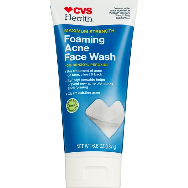 CVS Health Acne Foaming Face Wash Maximum Strength, 6.6 OZ