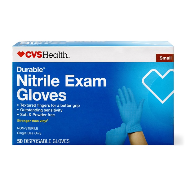 CVS Health Durable Nitrile Exam Gloves