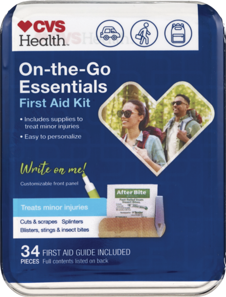 CVS Health First Aid On-the-Go Essentials Kit