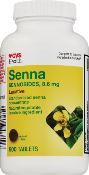CVS Health Senna Natural Laxative Tablets