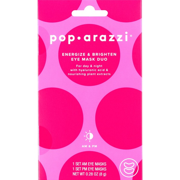 Pop-arazzi Energize & Brighten Eye Mask Duo