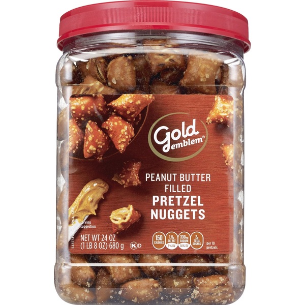 Gold Emblem Peanut Butter Filled Pretzel Nuggets, 24 oz