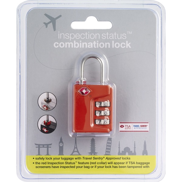 Inspection Status Combination Lock, 1.7 OZ
