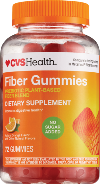 CVS Health - Gomitas de fibra, 72 u.