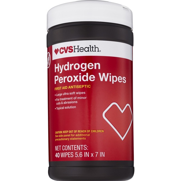 CVS Health Hydrogen Peroxide Wipes, 40 CT