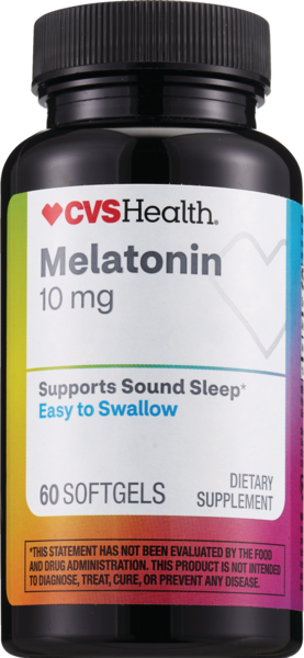 CVS Health Melatonin 10mg, Softgels, 60 CT