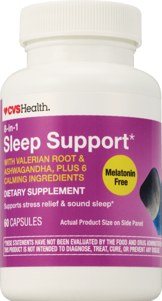 CVS Health Sleep 8 With Ashwagandha Caplets, 60 CT