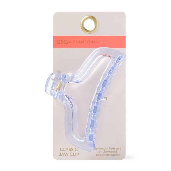 GSQ by GLAMSQUAD Classic Jaw Clip, Clear