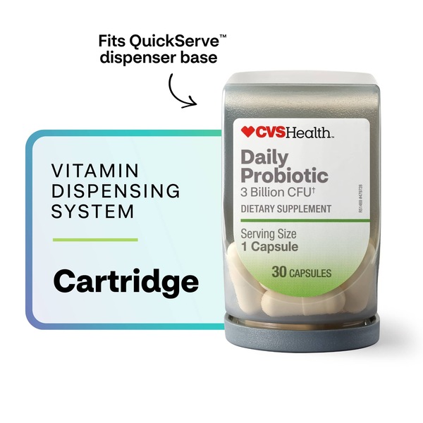 CVS Health QuickServe Daily Probiotic, 30CT Cartridge (Vitamin Dispensing System)
