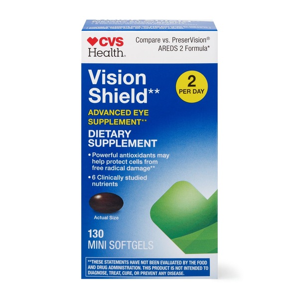 CVS Vision Shield Advanced Eye Supplement, 130 CT