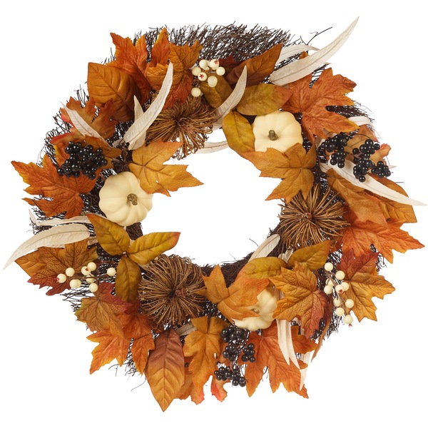 Fall Fest Pumpkin Wreath, Assorted